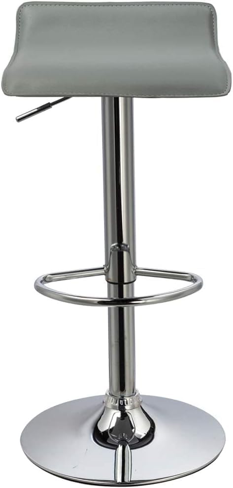 Set de Bancos Altos Gris Modernos para Barra de Cocina y Bar – Estilo Minimalista